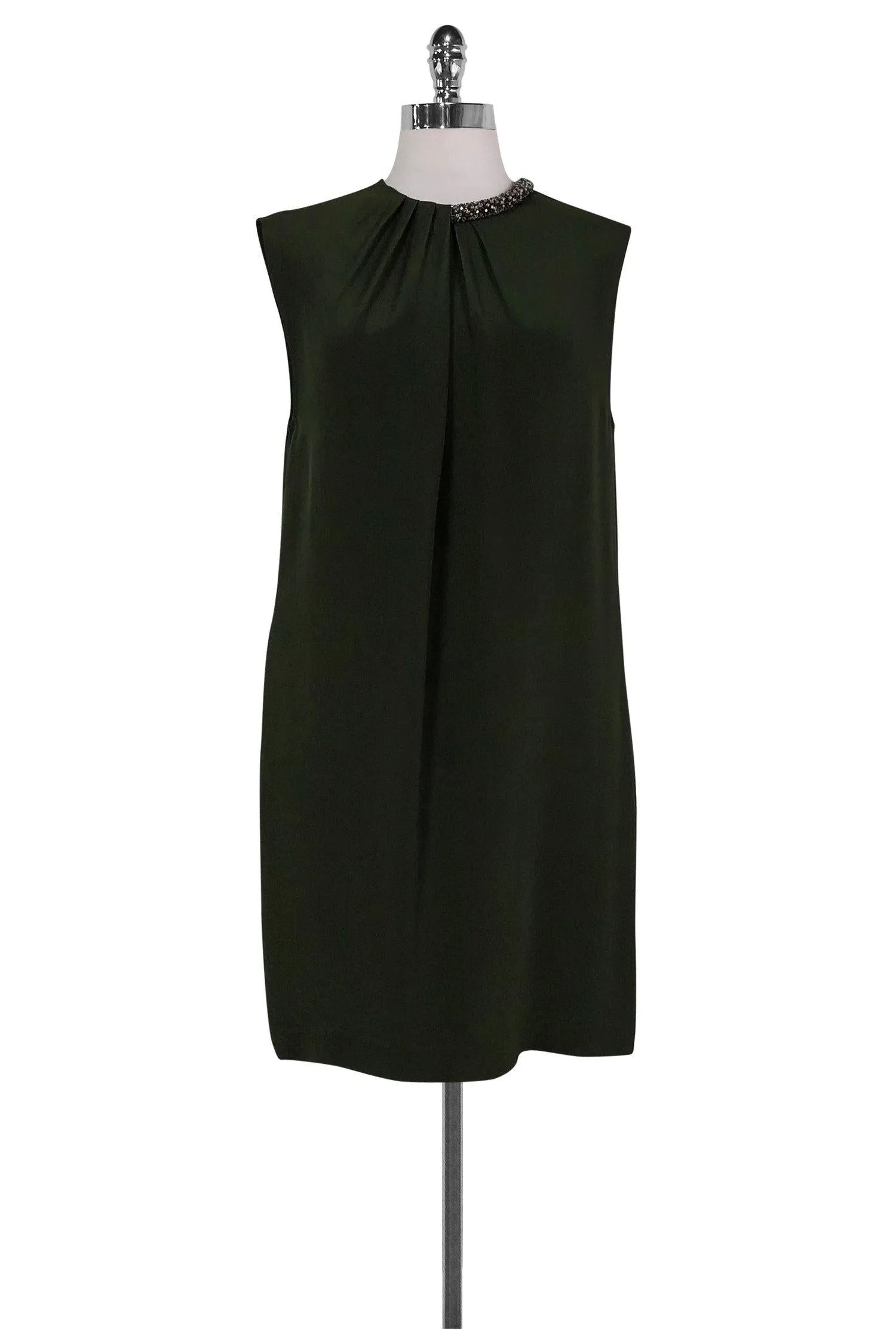 3.1 Phillip Lim - Olive Green Silk Dress Sz 6