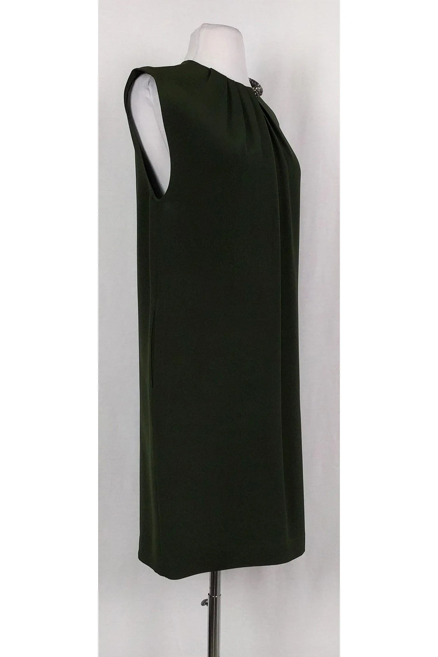 3.1 Phillip Lim - Olive Green Silk Dress Sz 6