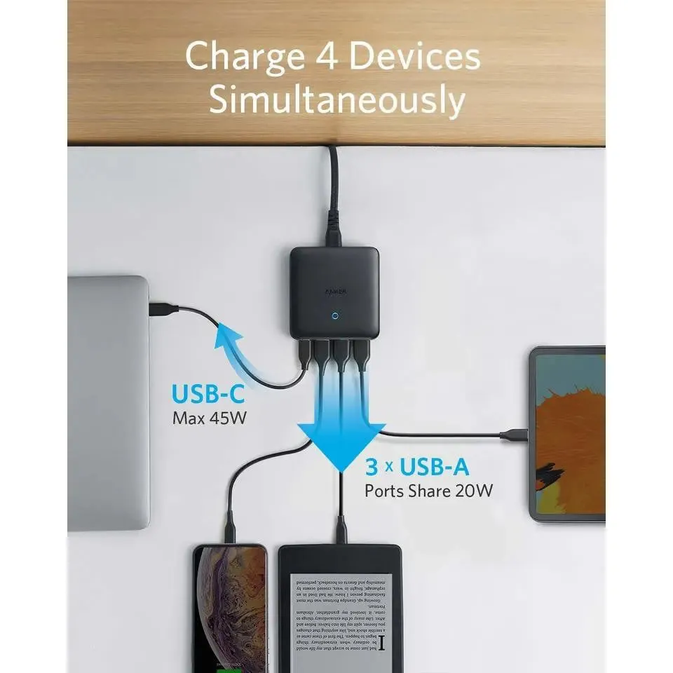 543 Powerport Atom III 65W USB C Gan Charger A2045