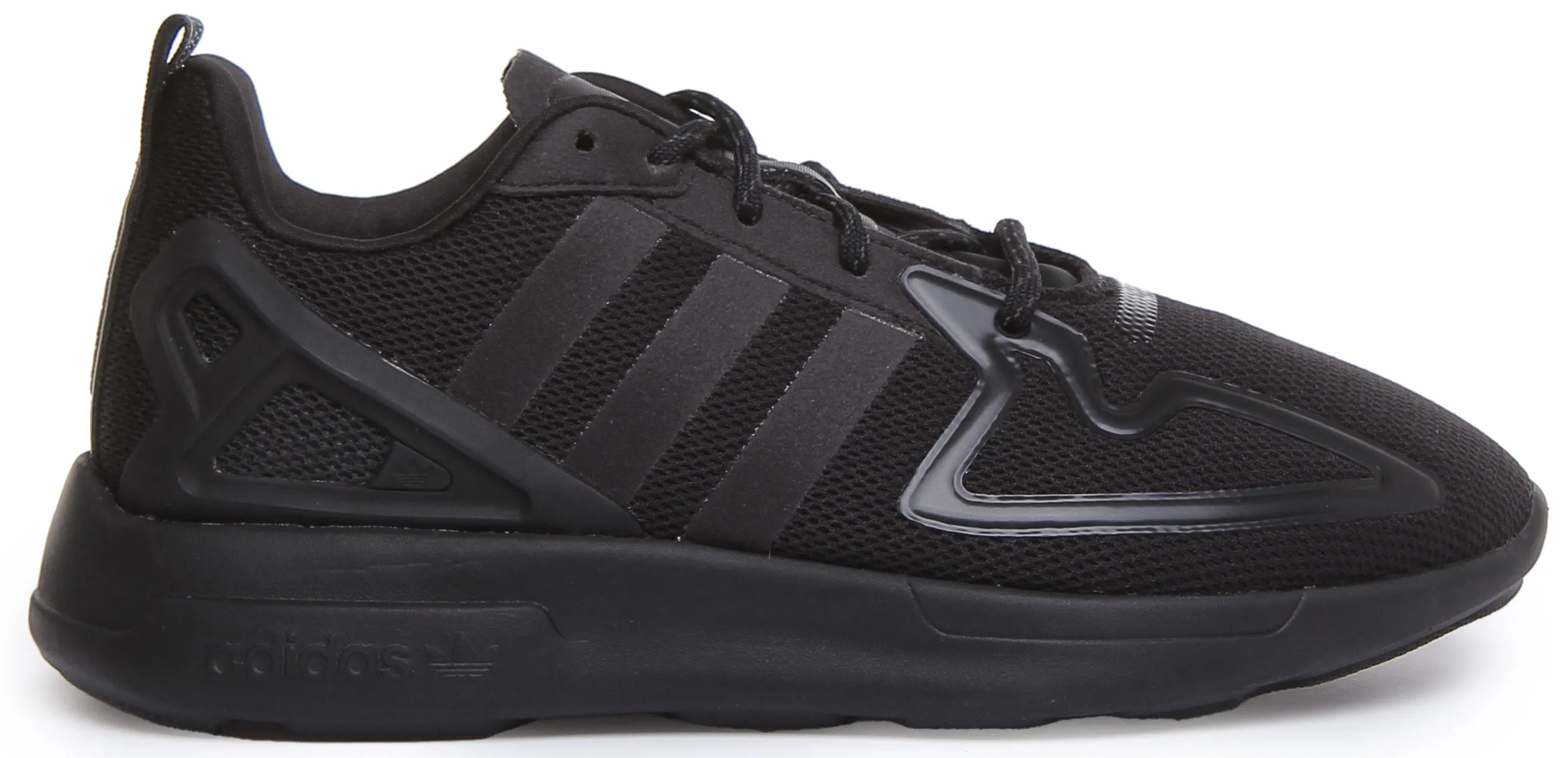 Adidas Zx 2K Flux J In Black For Youth