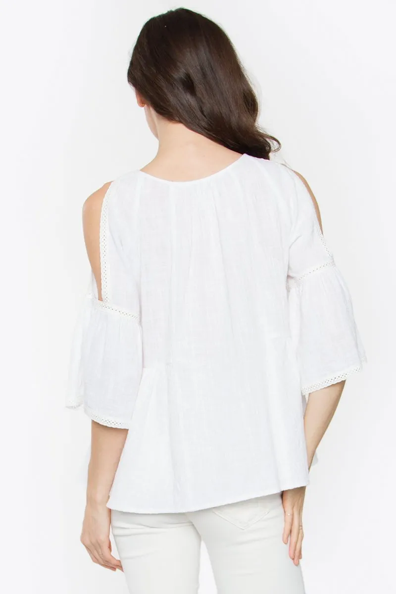 Alba Cold Shoulder Top