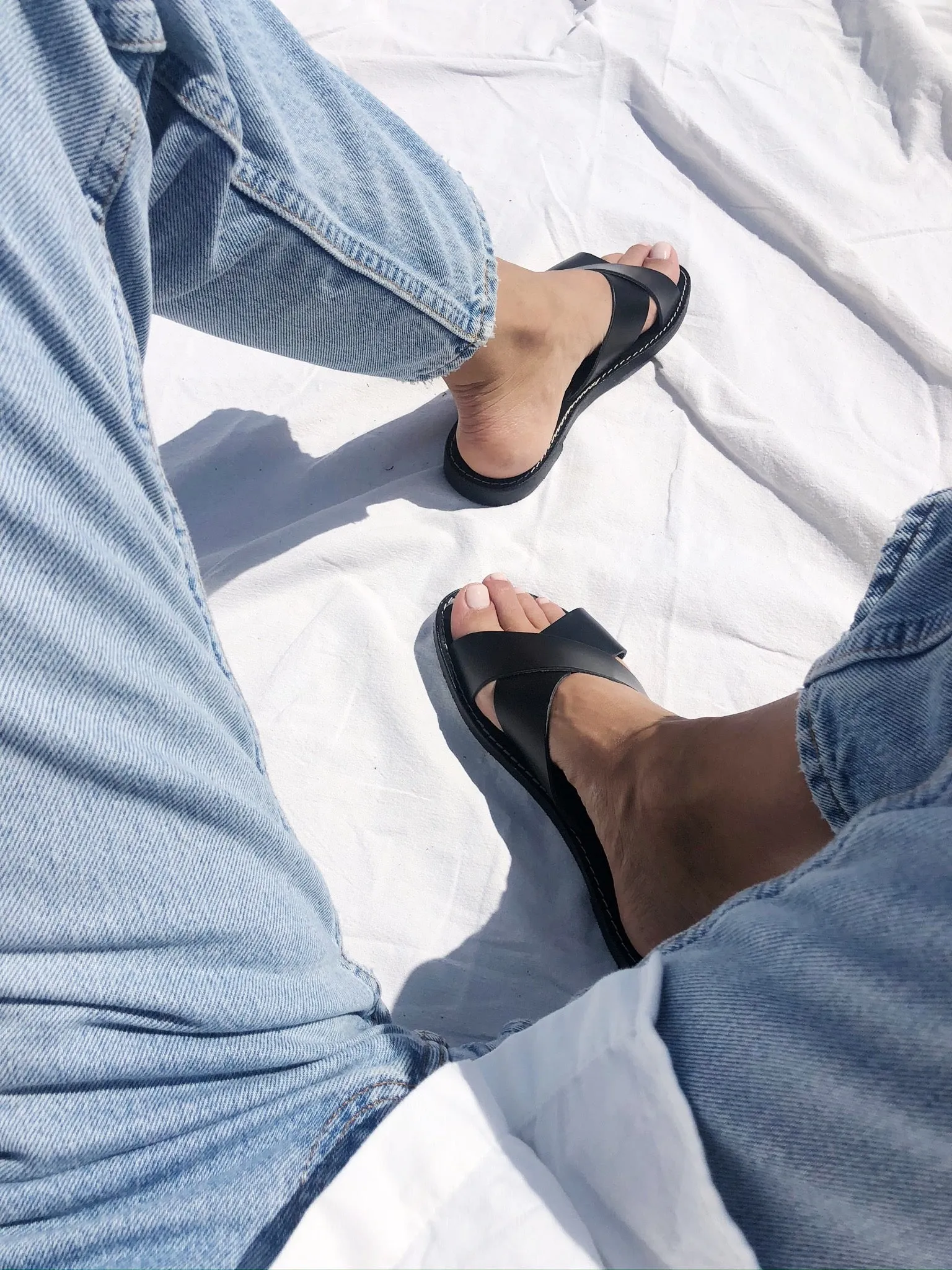 ALMA SANDALS ALL BLACK