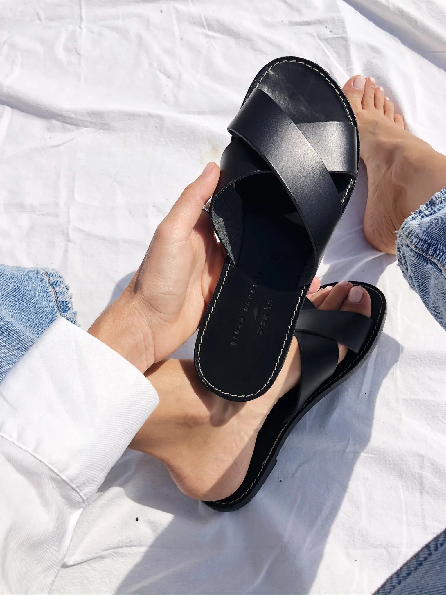 ALMA SANDALS ALL BLACK