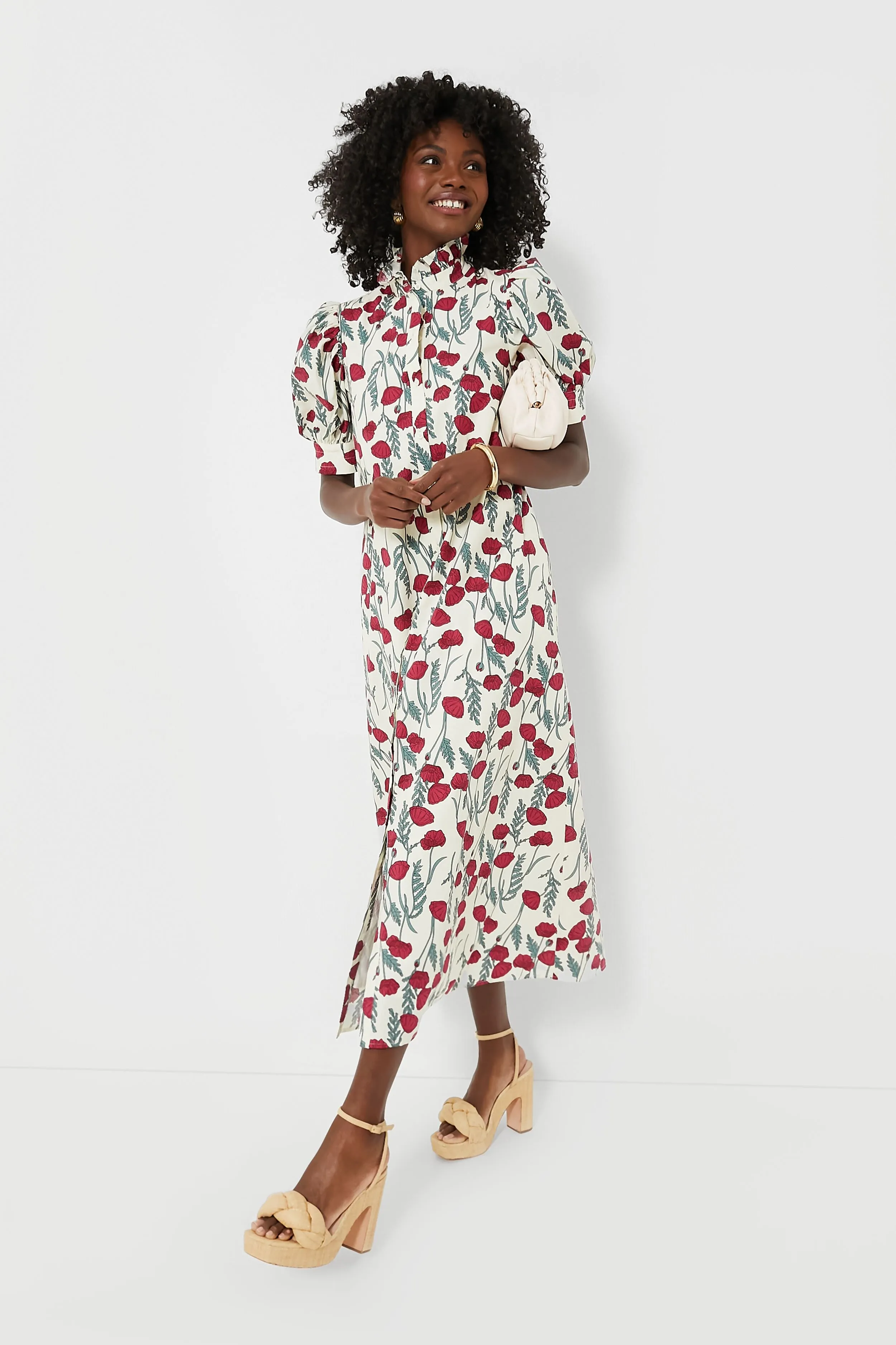 Amaryllis Floral Louisa Maxi Dress