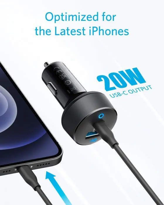 Anker PowerDrive PD  2 Dual-Port High-Speed 35W Car Charger