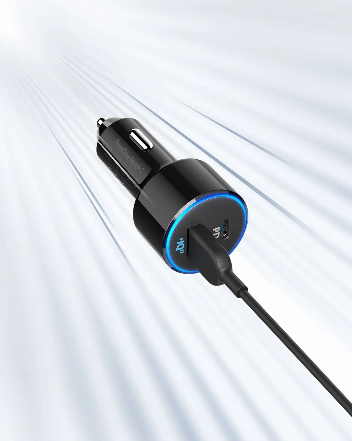 Anker PowerDrive Speed  2 Car Charger in Blue