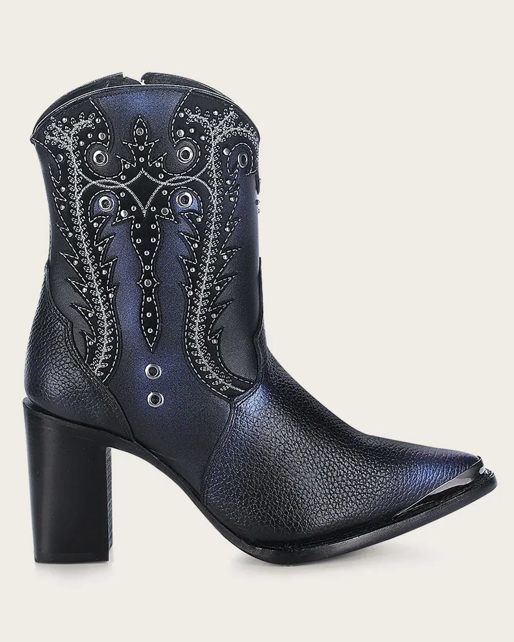 Ankle western black bootie