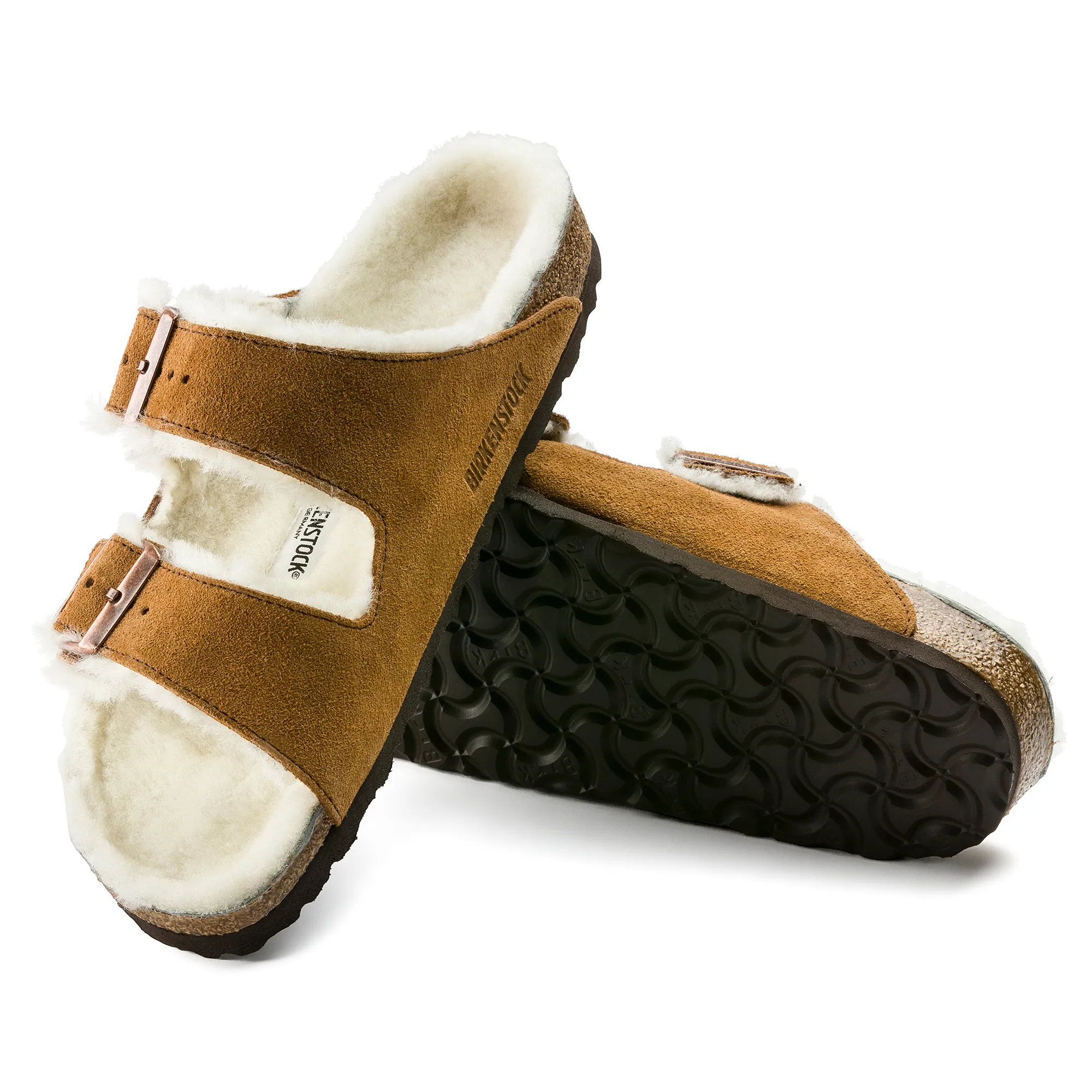 Arizona Shearling Sandals Regular Width