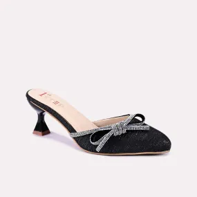 Astra Black Fancy Heel Pumps 0431117