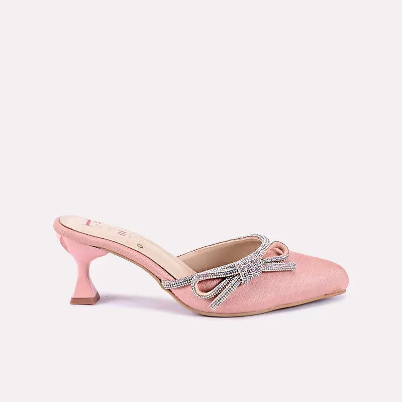 Astra Peach Fancy Heel Pumps 0431117