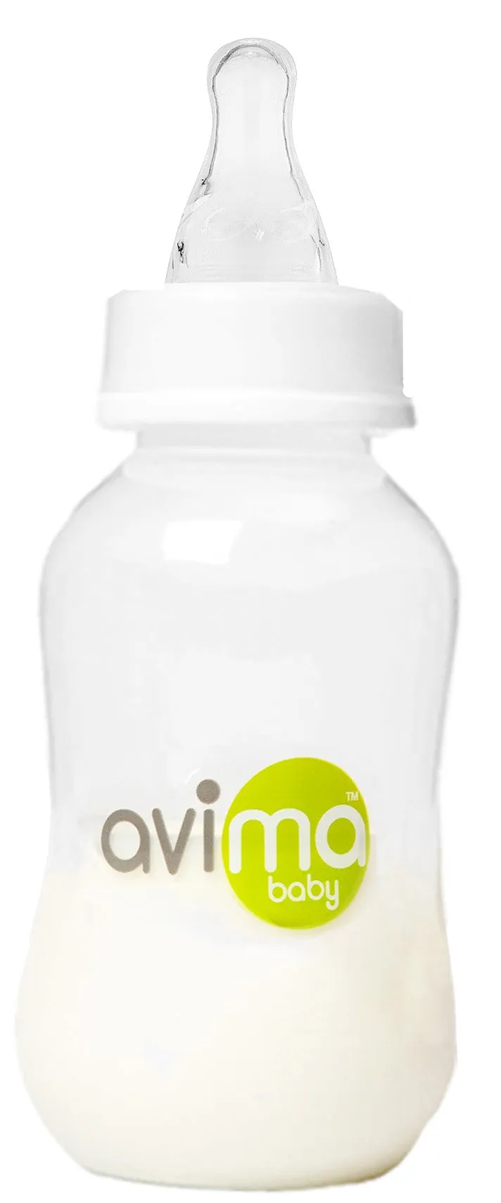 Avima Baby Bottles — 4 oz. Regular Neck, Slow Flow (Set of 8)