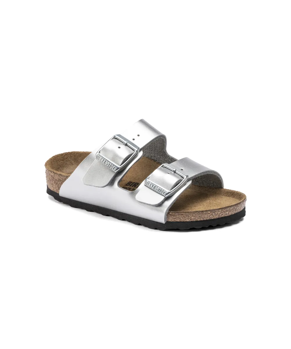 BIRKENSTOCK ARIZONA IN SILVER