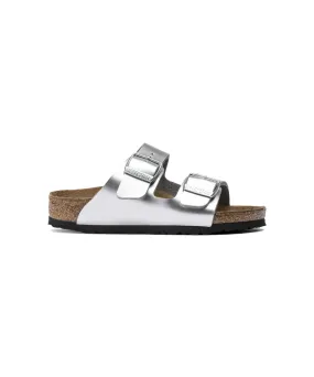 BIRKENSTOCK ARIZONA IN SILVER