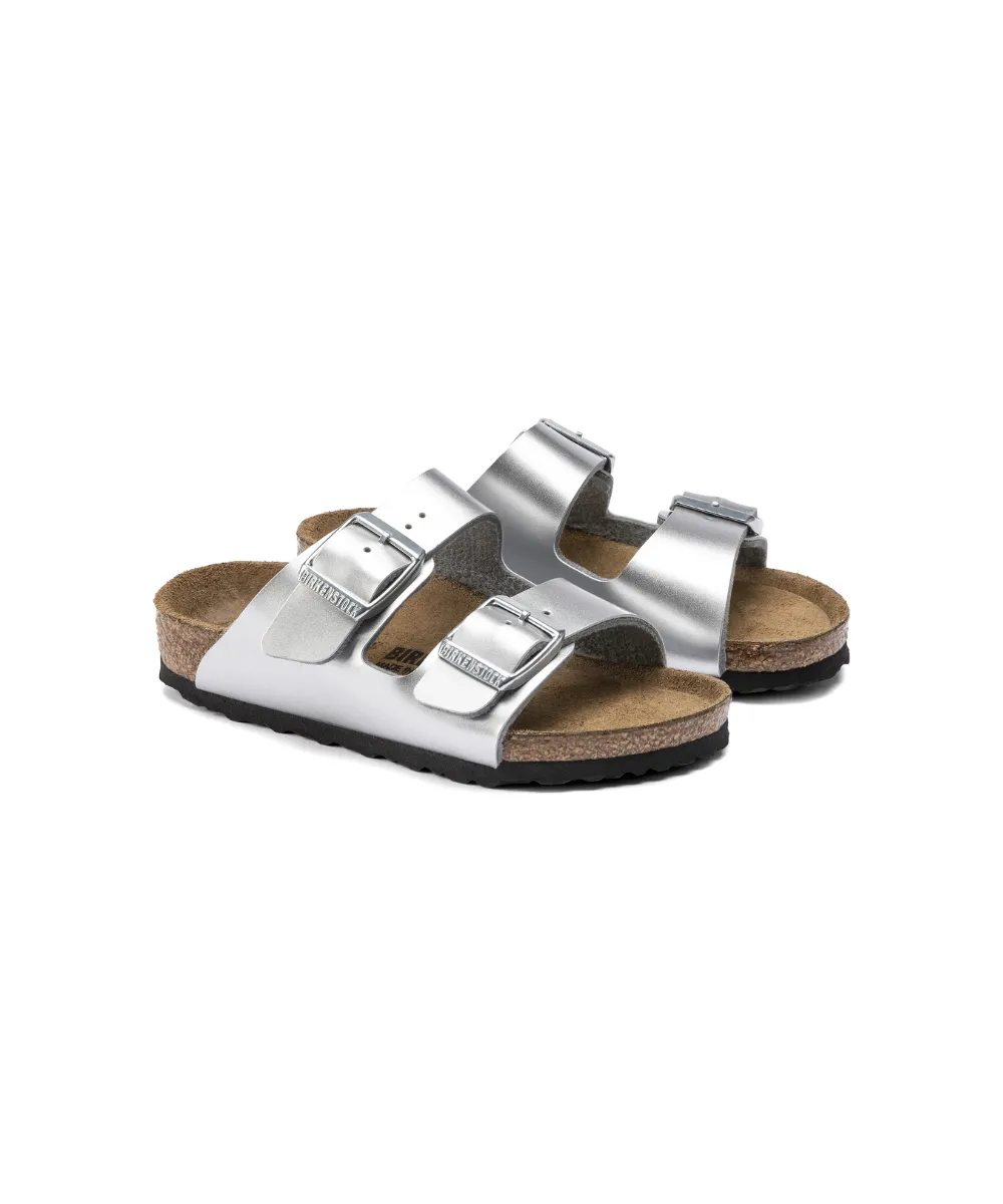 BIRKENSTOCK ARIZONA IN SILVER