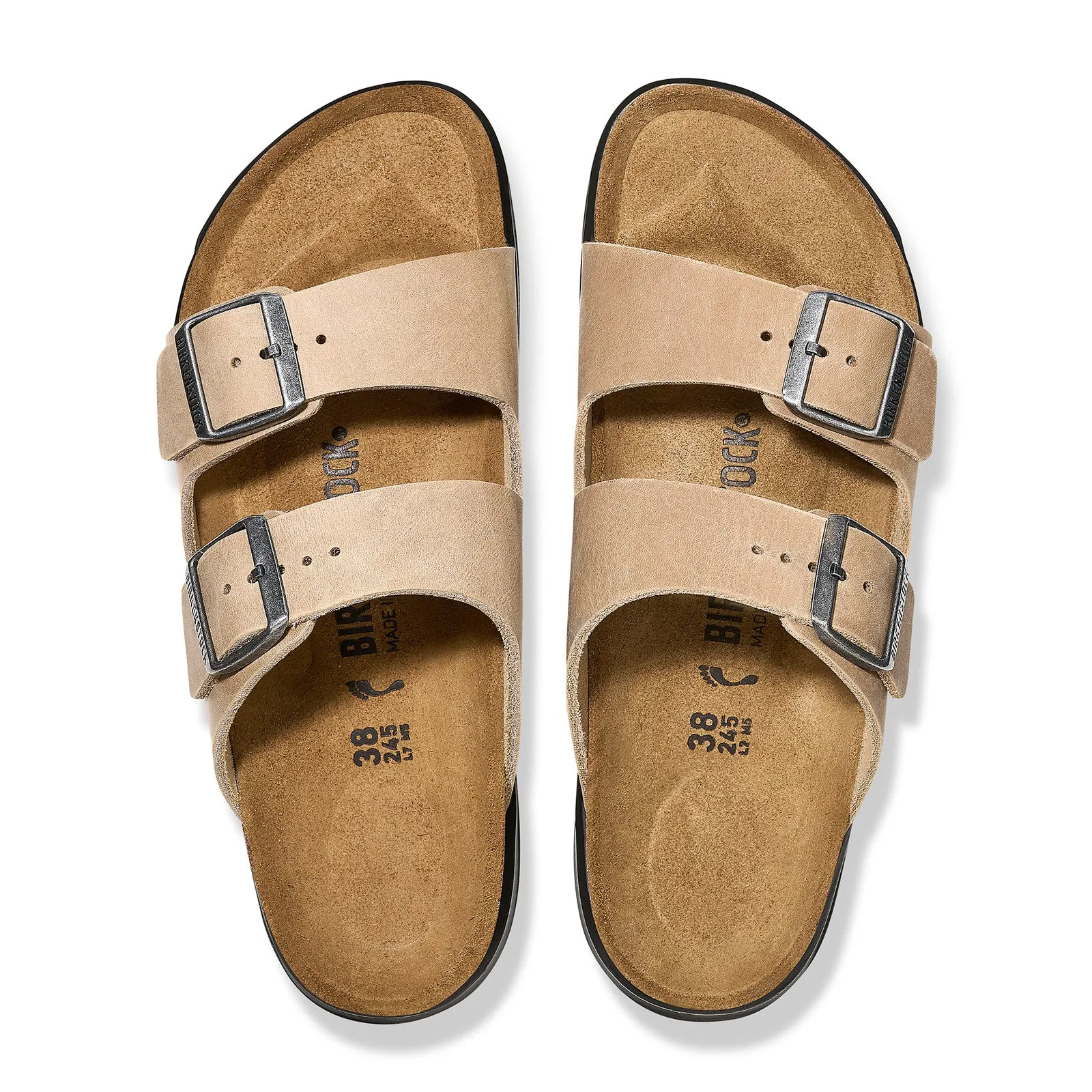 Birkenstock Arizona Rugged Slide Sandal (Women) - Tobacco Oiled Leather