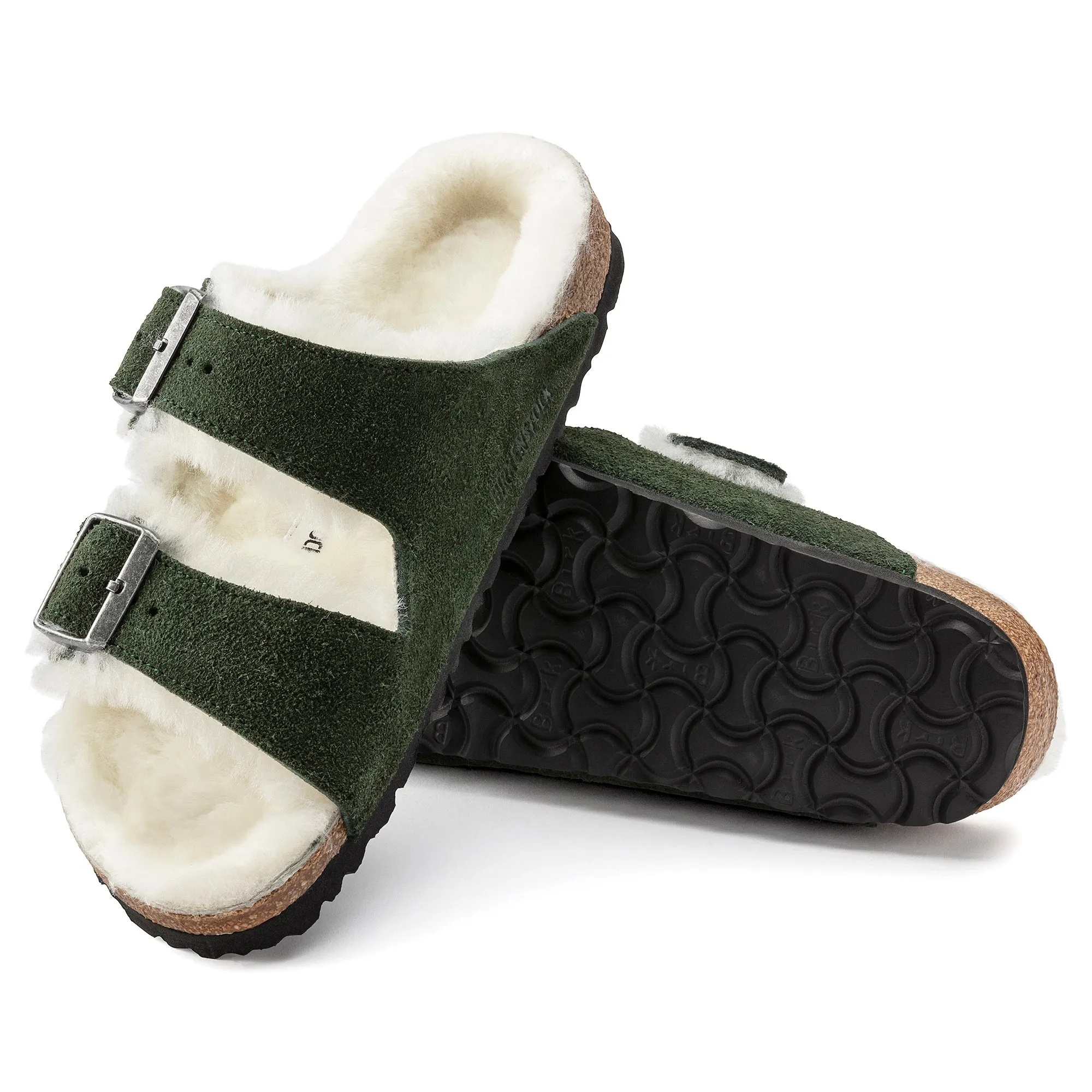 Birkenstock Arizona Shearling mountain view suede/natural shearling