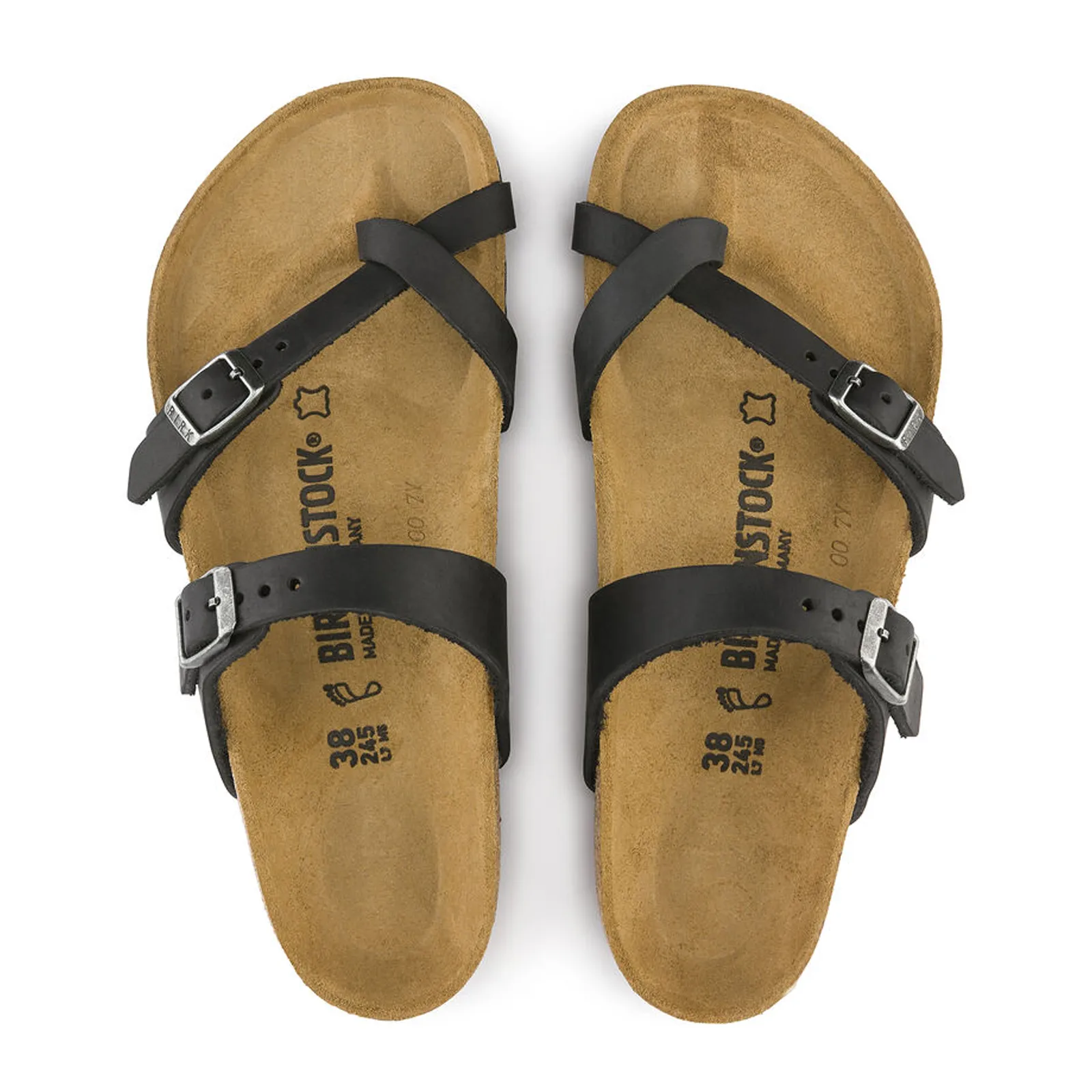 Birkenstock Mayari Sandal (Women) - Black Oiled Leather