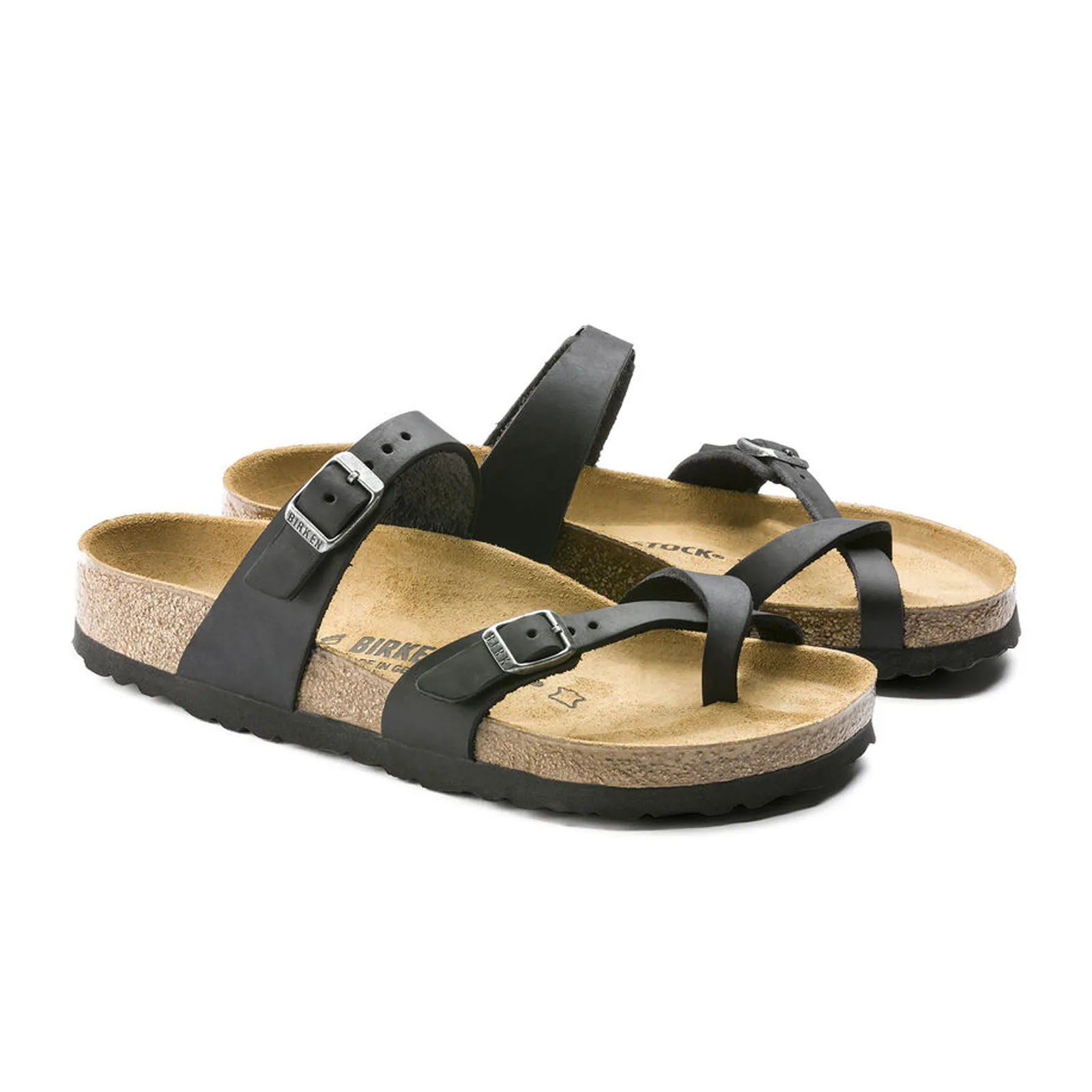 Birkenstock Mayari Sandal (Women) - Black Oiled Leather