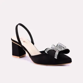 Blossom Black Fancy Heel Pumps 0431024