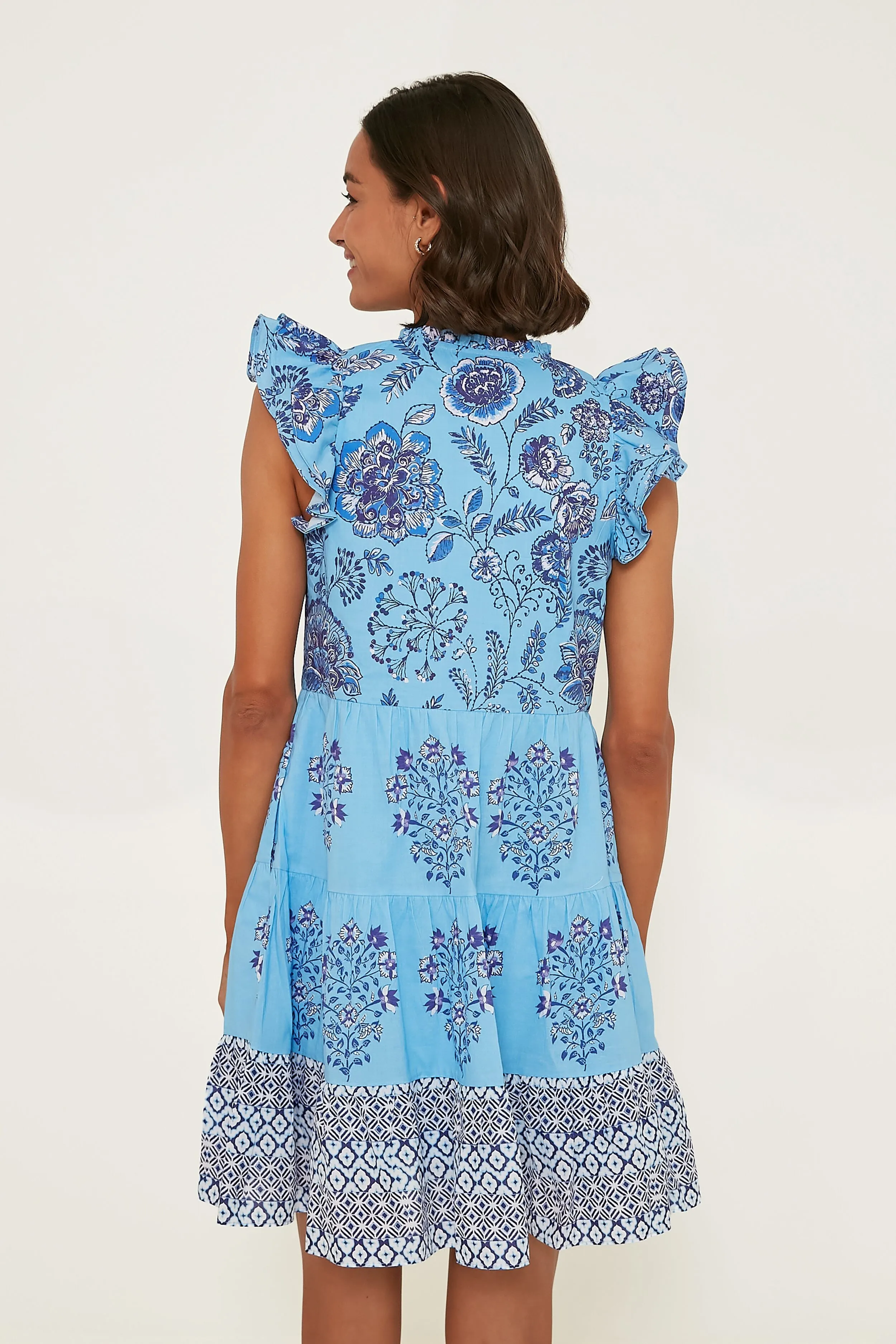 Blue Floss Mini Dress