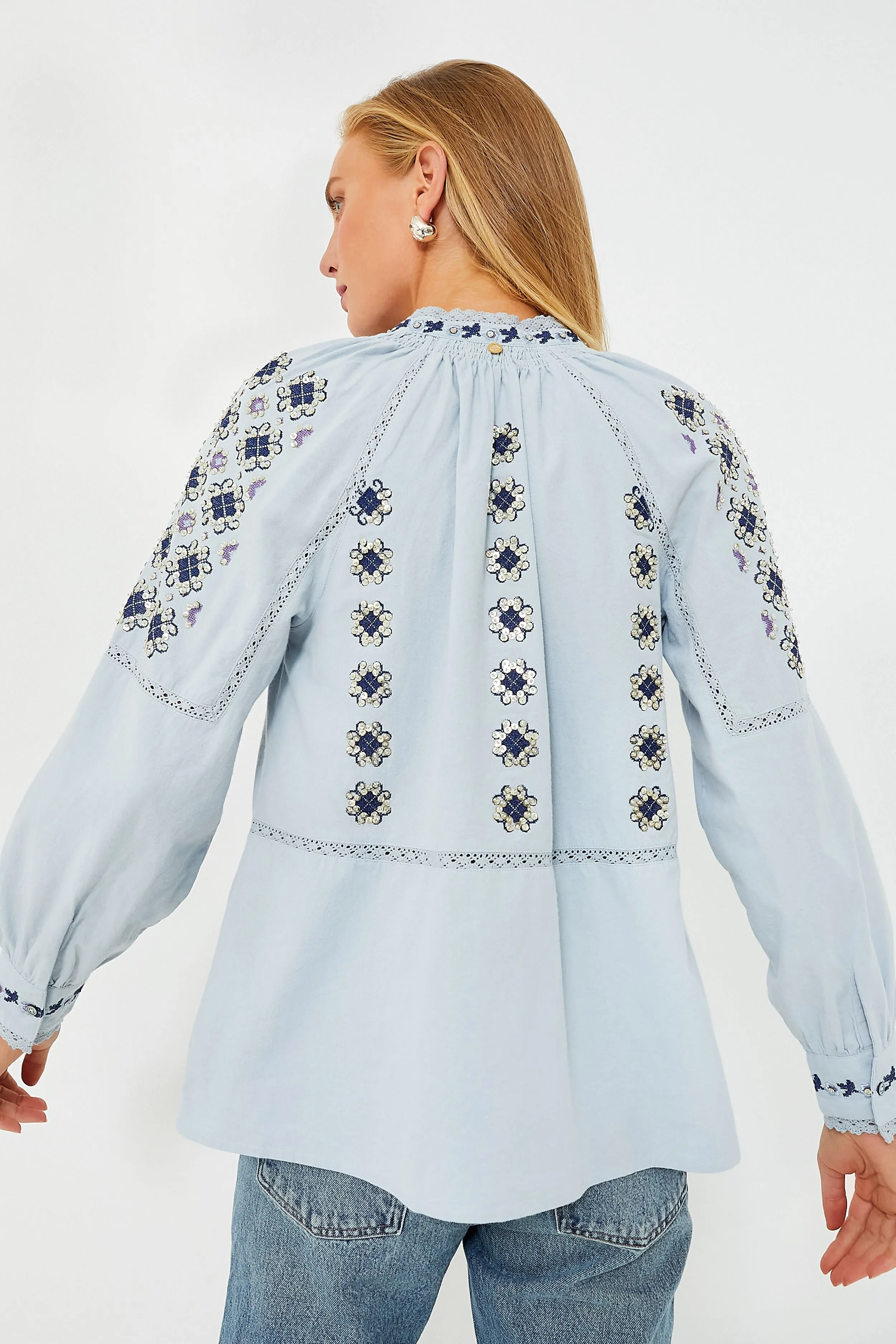 Blue Joana Blouse