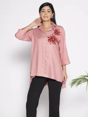 Blush Rayon ShirtTop - Lirio