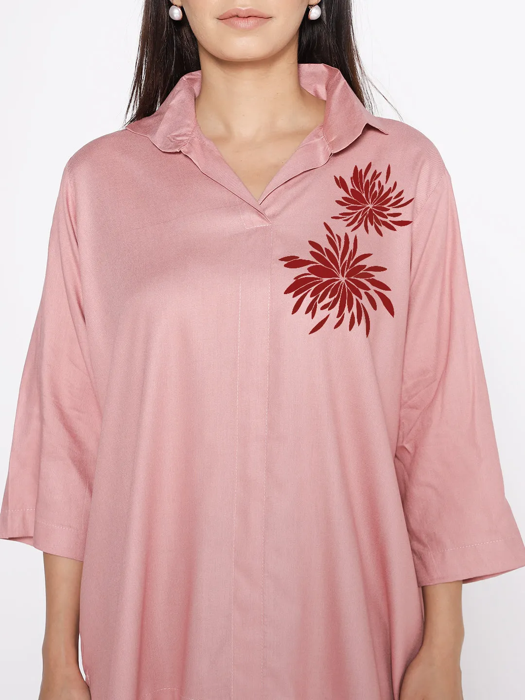 Blush Rayon ShirtTop - Lirio