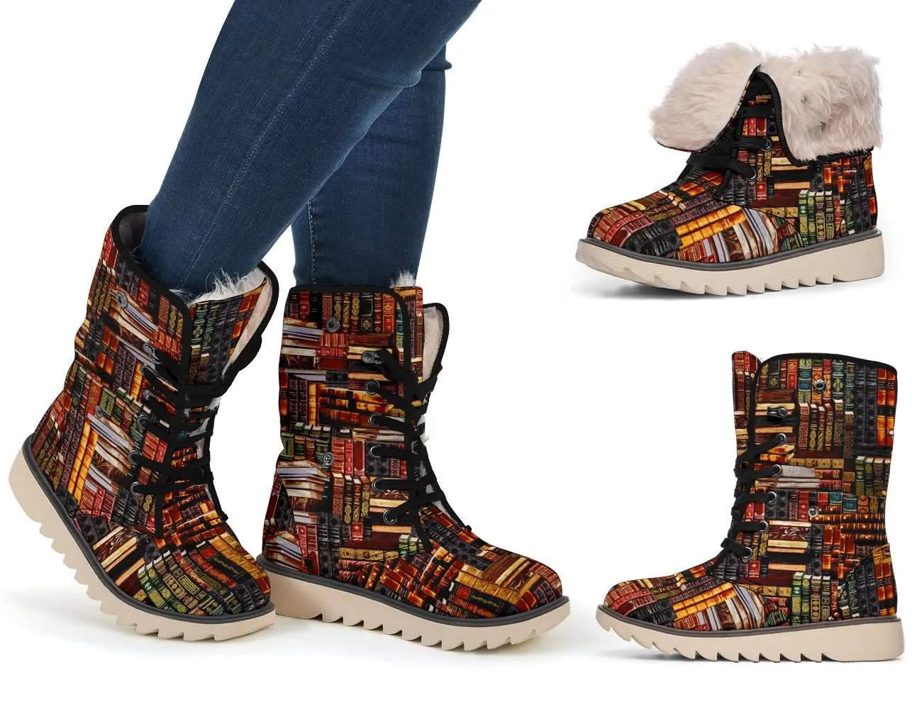 Bookish Polar Boots