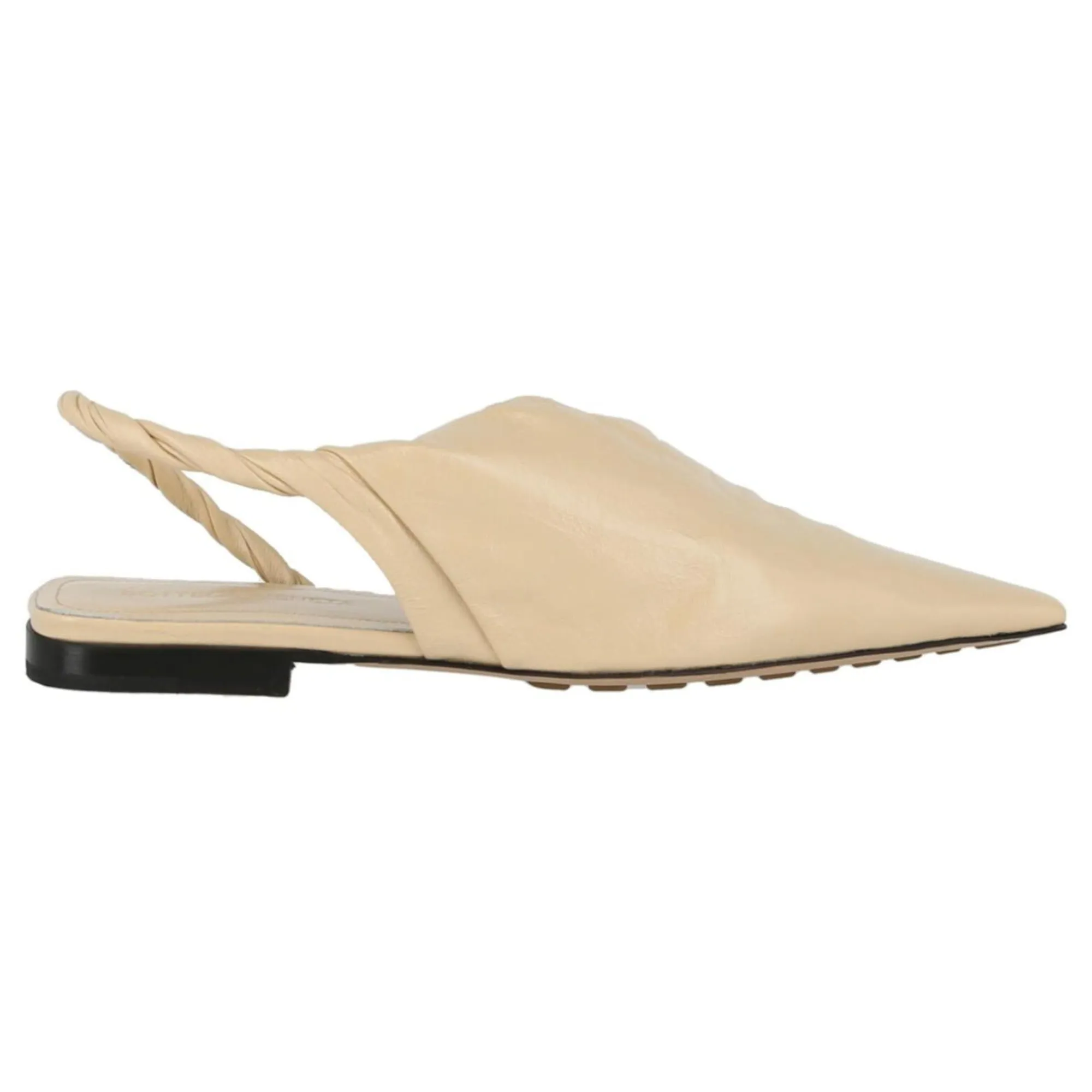 Bottega Veneta Pointed Toe Slingback Flats