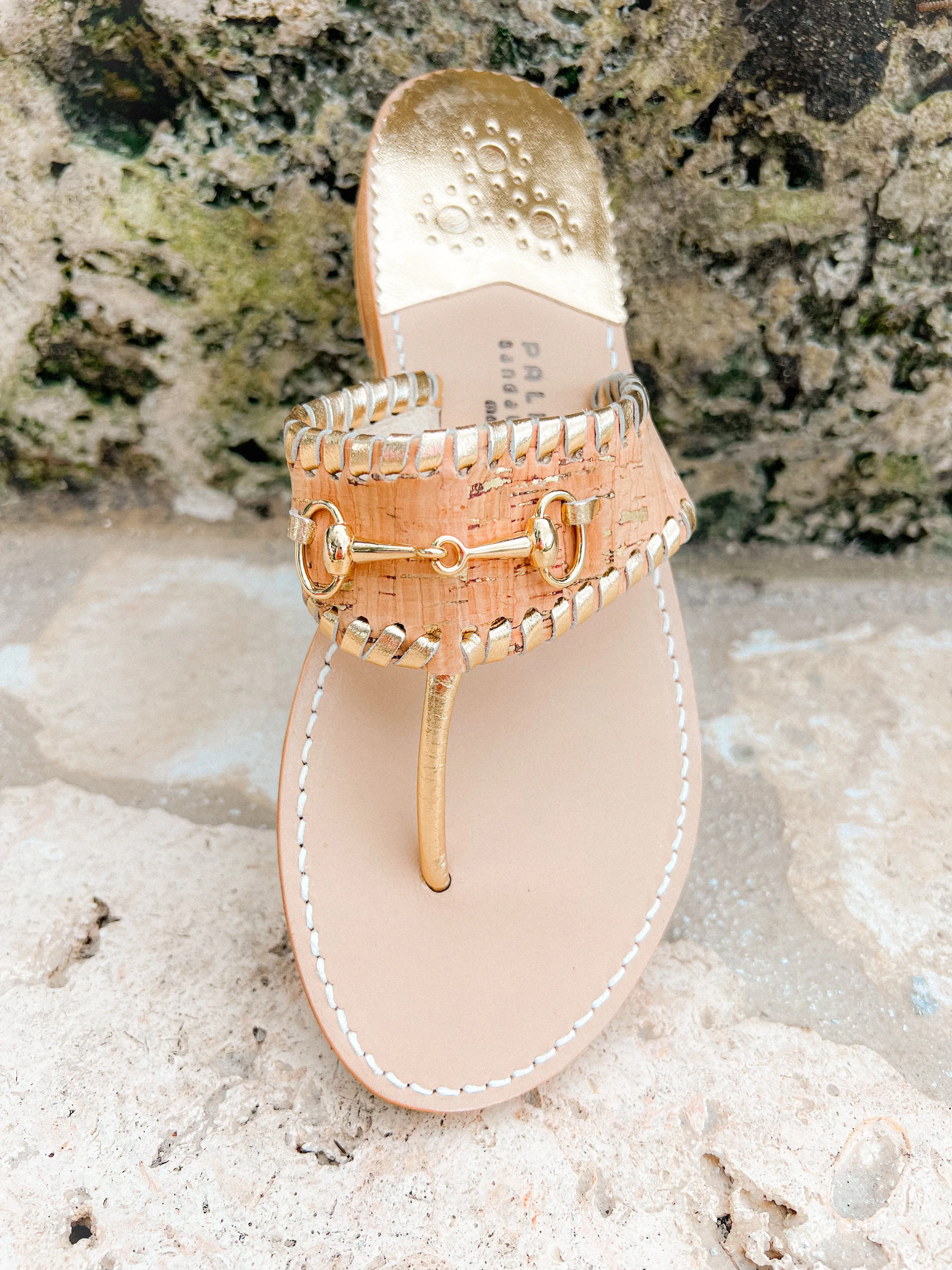 Brianna Cork / Gold (Gold Buckle)