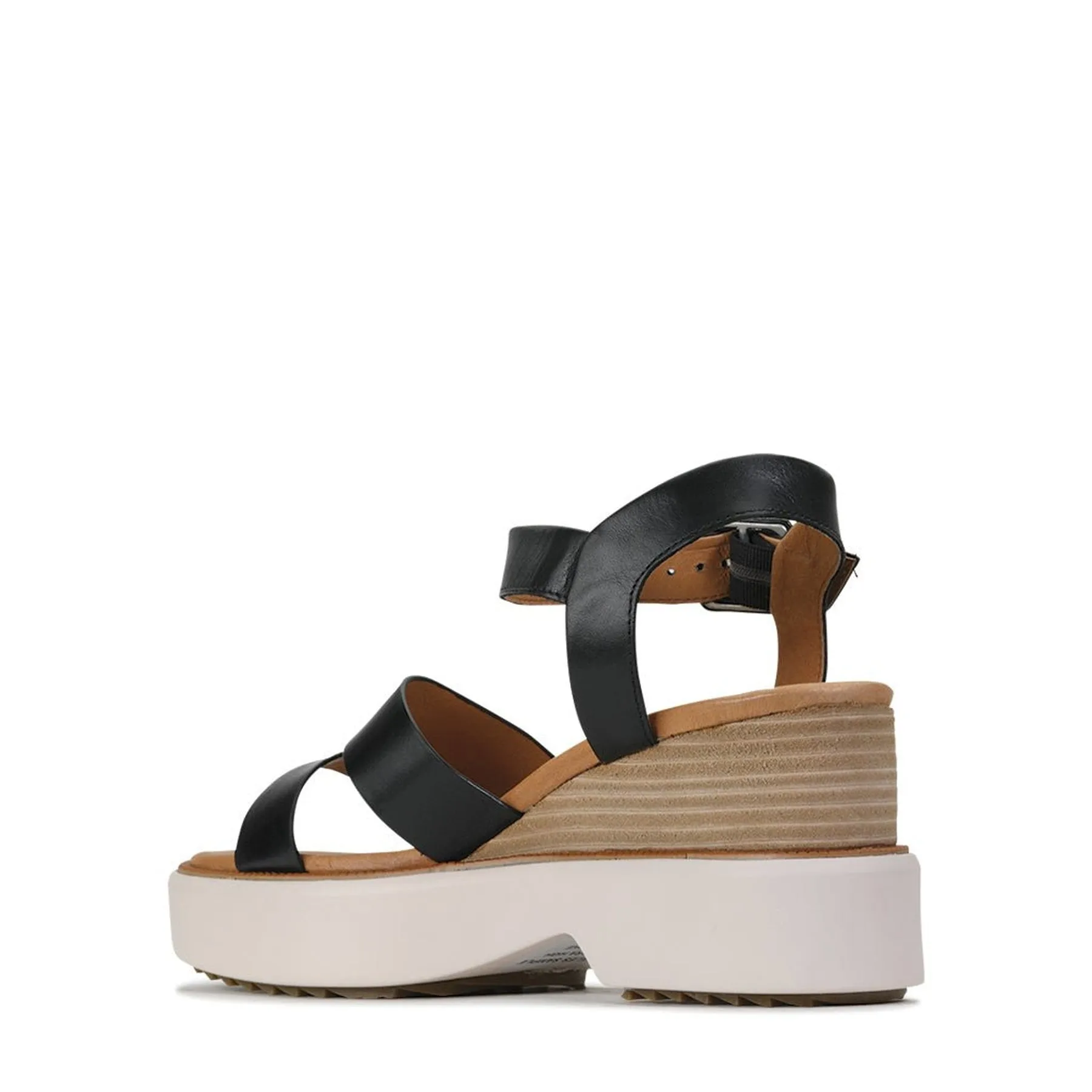 BROOKE LEATHER WEDGE SANDAL