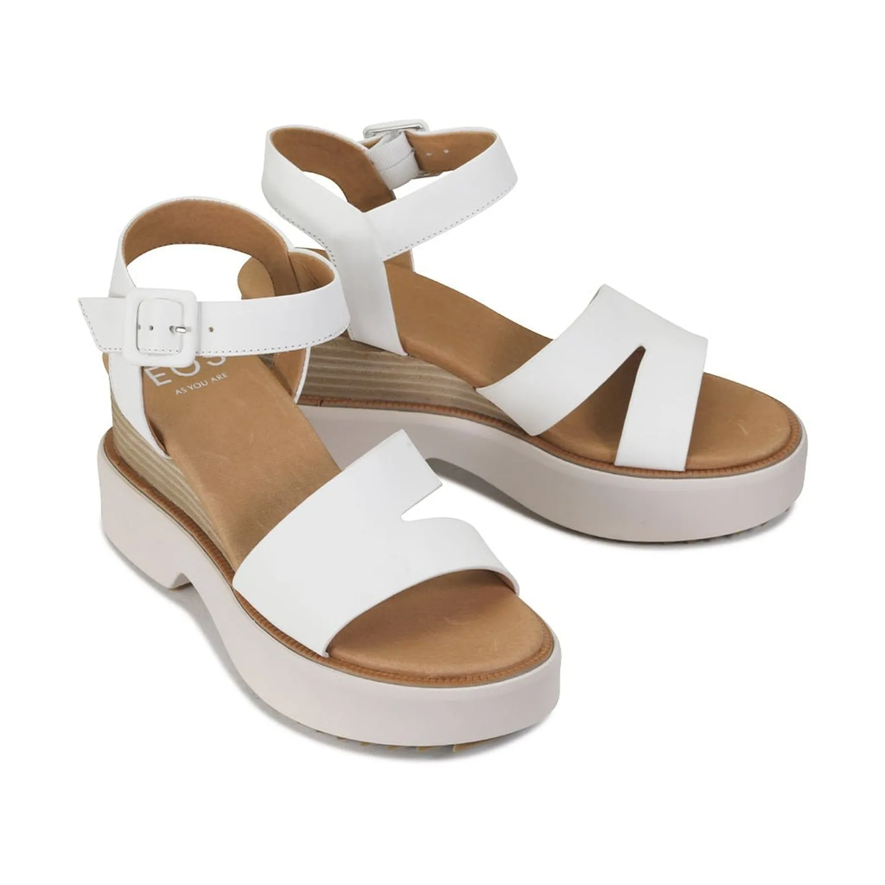 BROOKE LEATHER WEDGE SANDAL