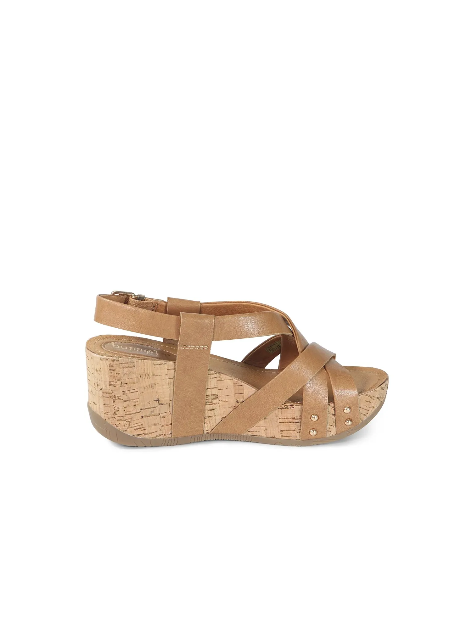 Bussola Fern Cross Strap Wedge Sandal