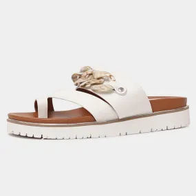 Cai White Sandals