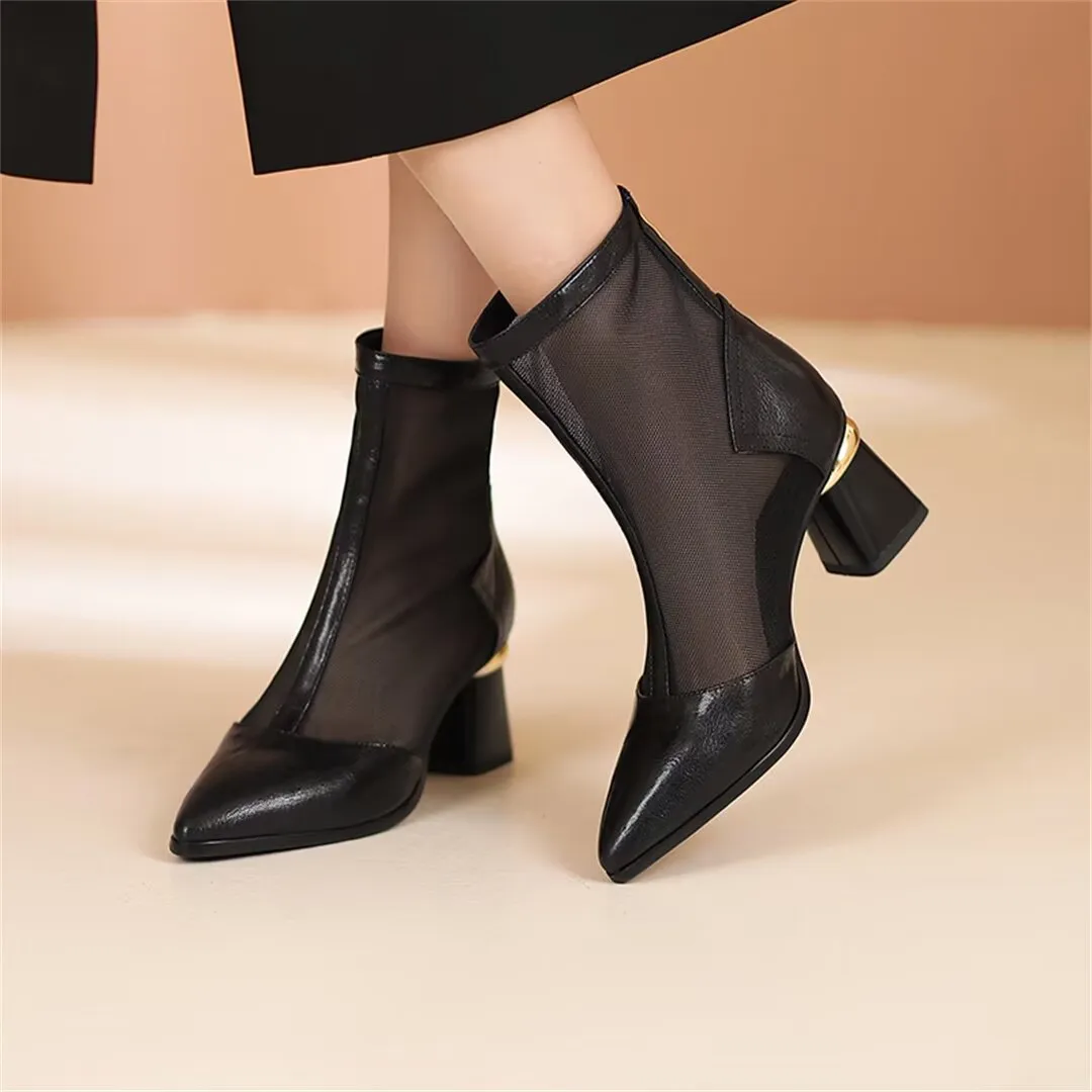 ChicElegance Cow Leather Pumps