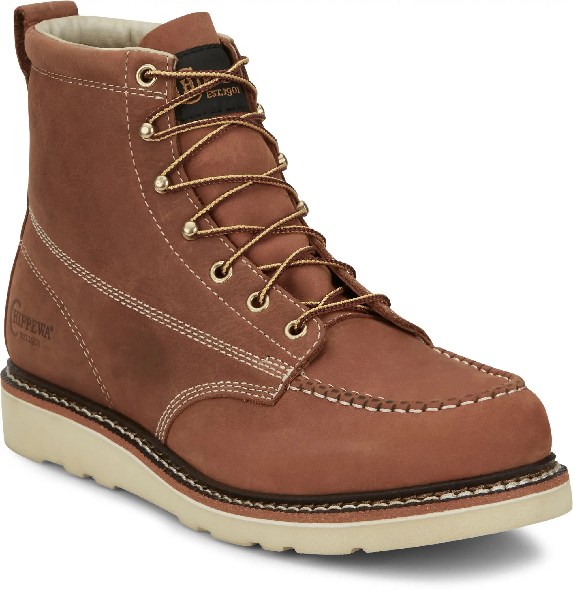 Chippewa Men's Edge Walker 6" Lace Up Wedge Work Boot