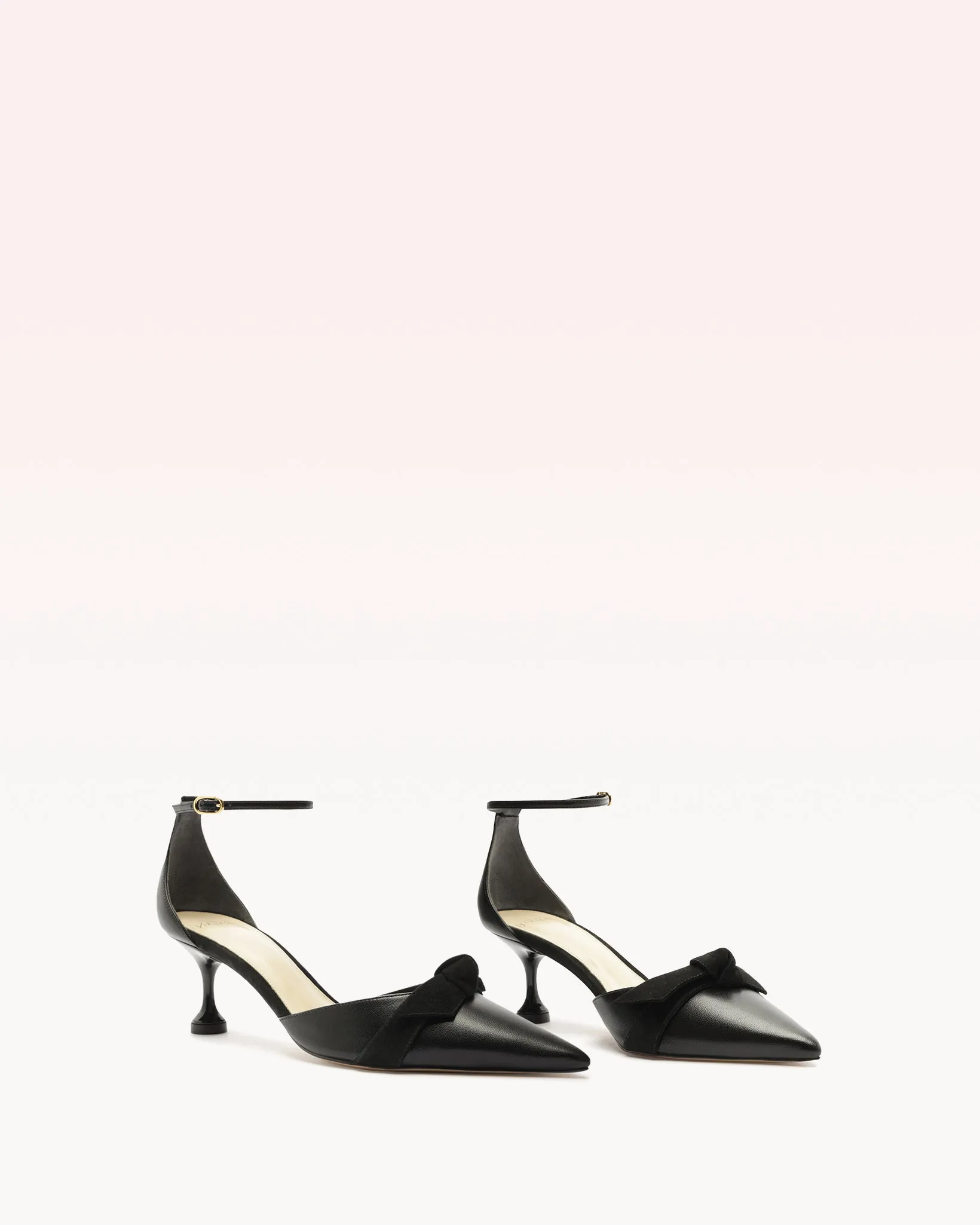 Clarita Flare Pump 60 Black