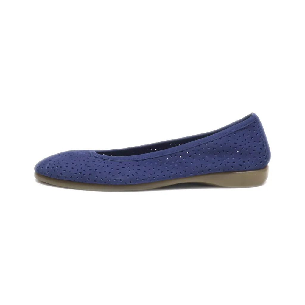 Coldwater Creek Ballerinas Leather Blue Colour For Women