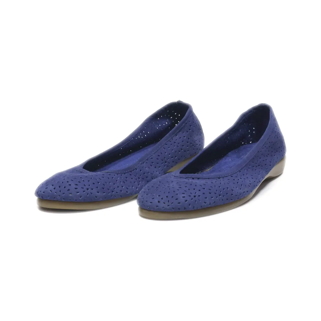 Coldwater Creek Ballerinas Leather Blue Colour For Women