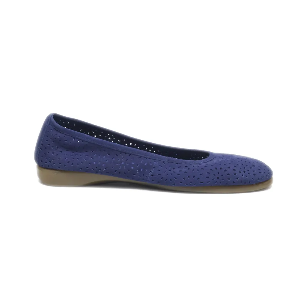 Coldwater Creek Ballerinas Leather Blue Colour For Women