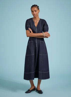 Coralie Organic Denim Dress