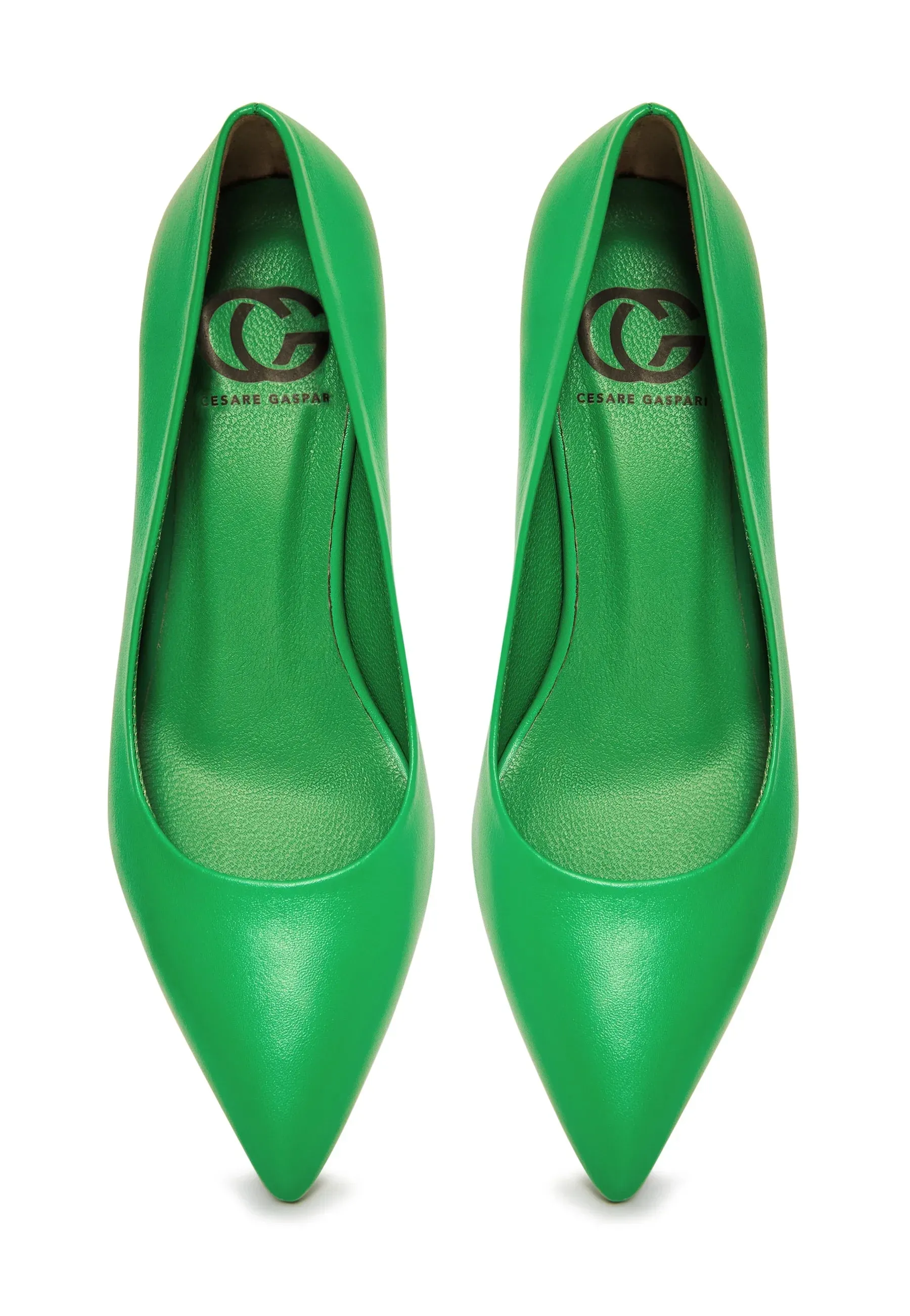 Elegant Luxe Pumps - Green