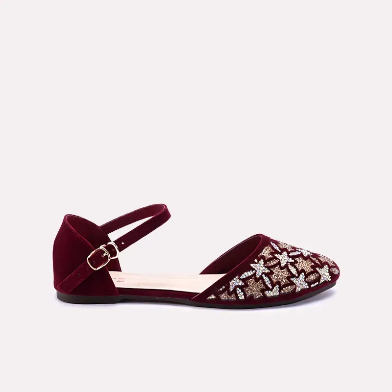 Emilia Maroon Fancy Pumps 0431191