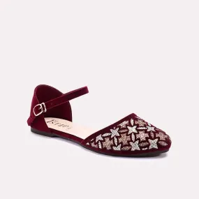 Emilia Maroon Fancy Pumps 0431191