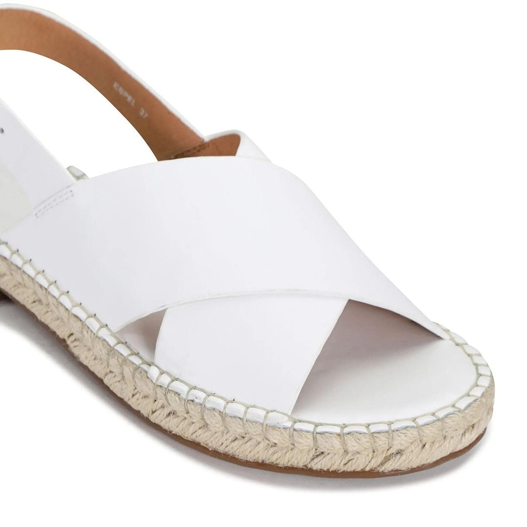 ESPEL LEATHER ESPADRILLE ARCHIVE SANDAL