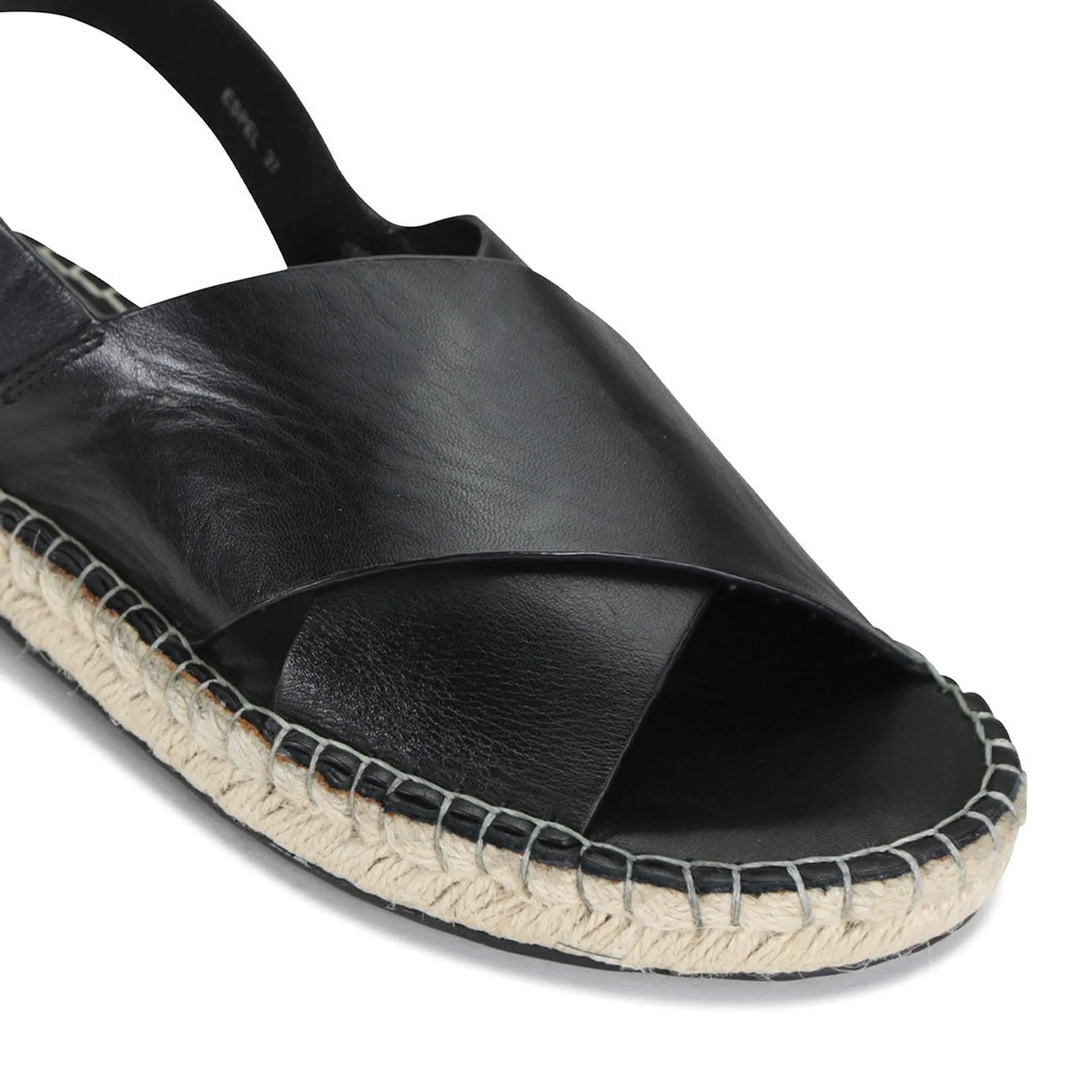 ESPEL LEATHER ESPADRILLE ARCHIVE SANDAL