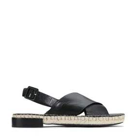 ESPEL LEATHER ESPADRILLE ARCHIVE SANDAL