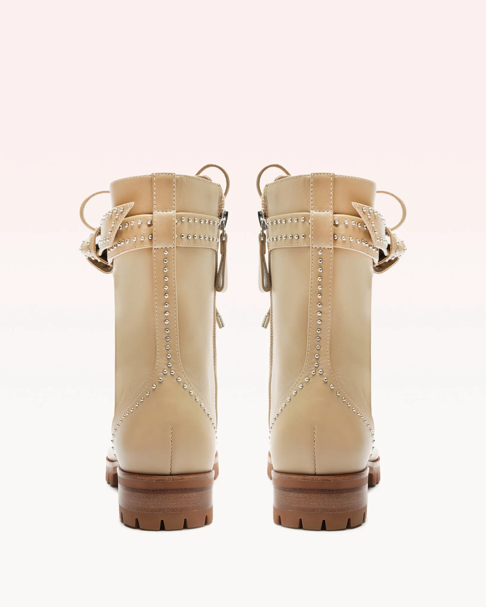 Evelyn Studs Bootie Semolina