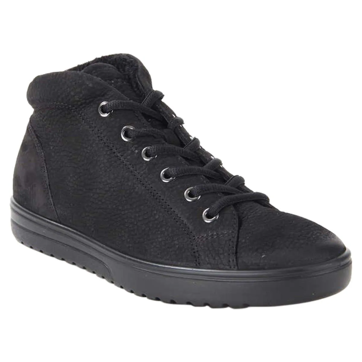 Fara Nubuck Leather Women's Mid-Top Trainers