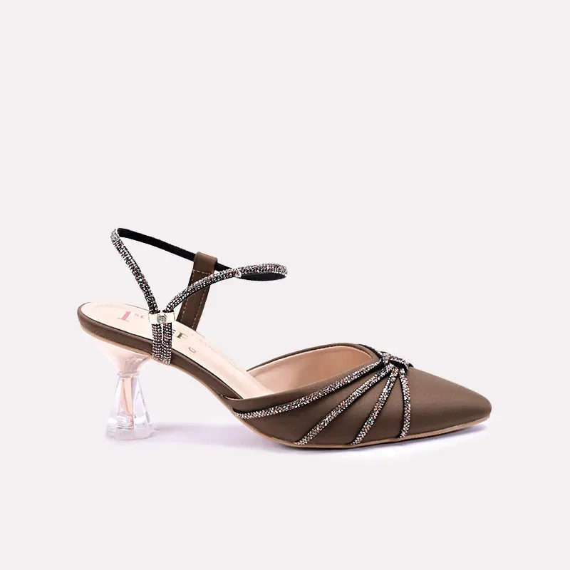 Feronika Brown Fancy Pumps 0431031